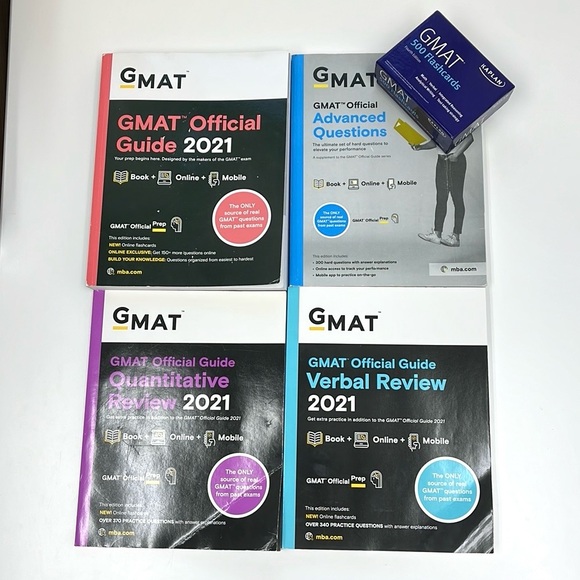 GMAT 2021 Official Guide Books Set Quantitative Verbal Advanced Flashcards - Picture 13 of 14